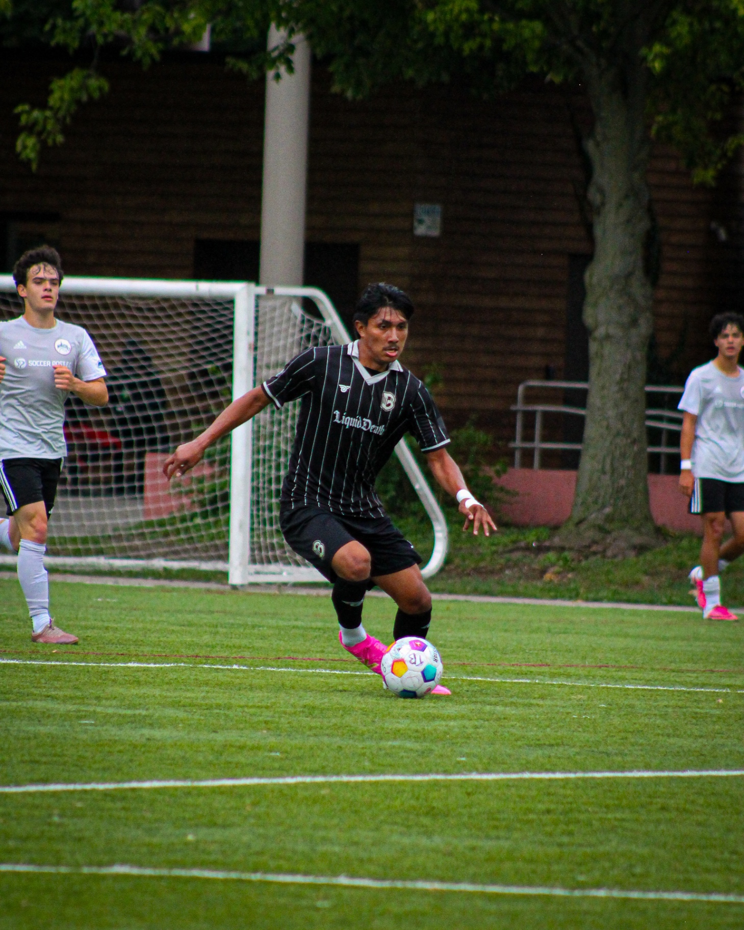Player with ball