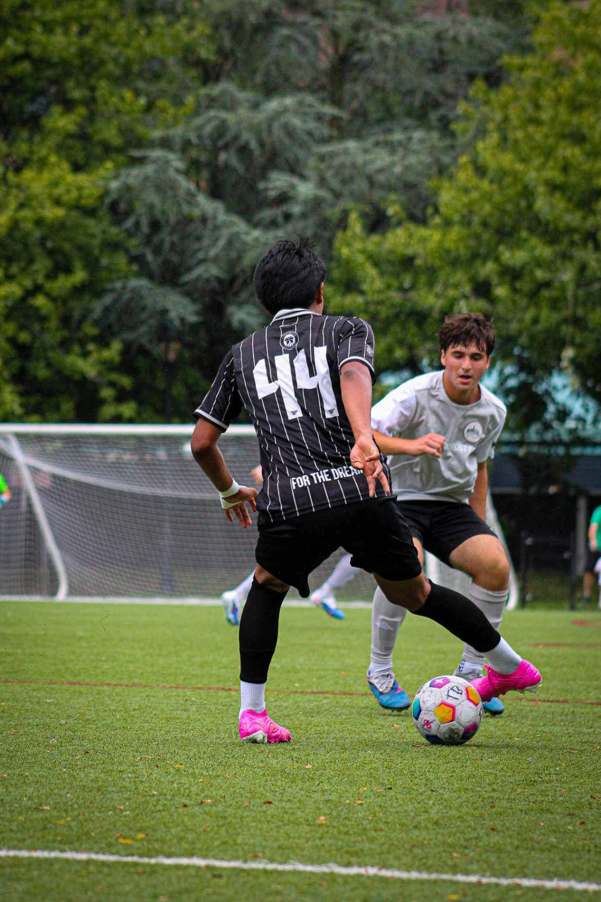 Player defending